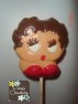 148sp Chubby Gal Betty Chocolate or Hard Candy Lollipop Mold